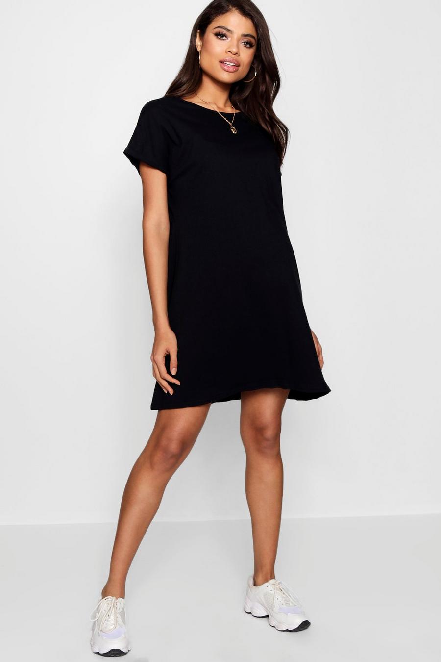 Maternity  Oversized Roll Up T-Shirt Dress image number 1