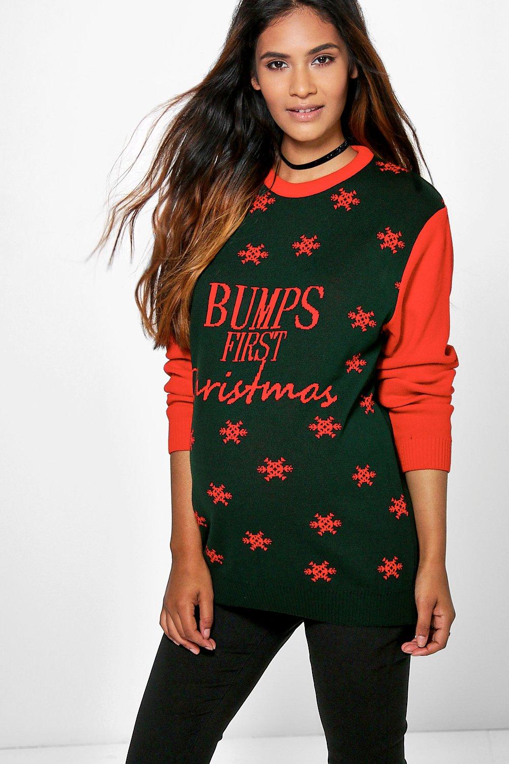 maternity christmas sweater