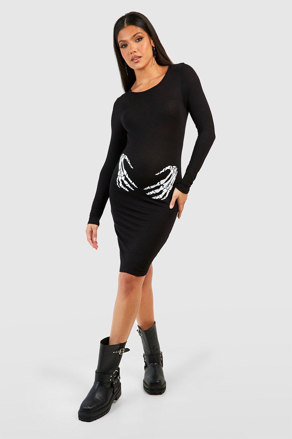 boohoo skeleton dress