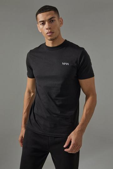 Black Man Active Slim Fit T-Shirt