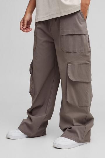 Parachute Bengaline Cargo Trousers charcoal