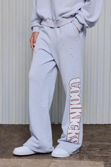 Dikke Wijde Coolkicks Joggingbroek grey