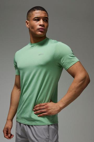 Man Active Breathable Mergel T-Shirt green