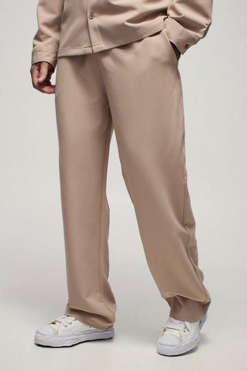 Tall Stretch Woven Relaxed Fit Trousers stone