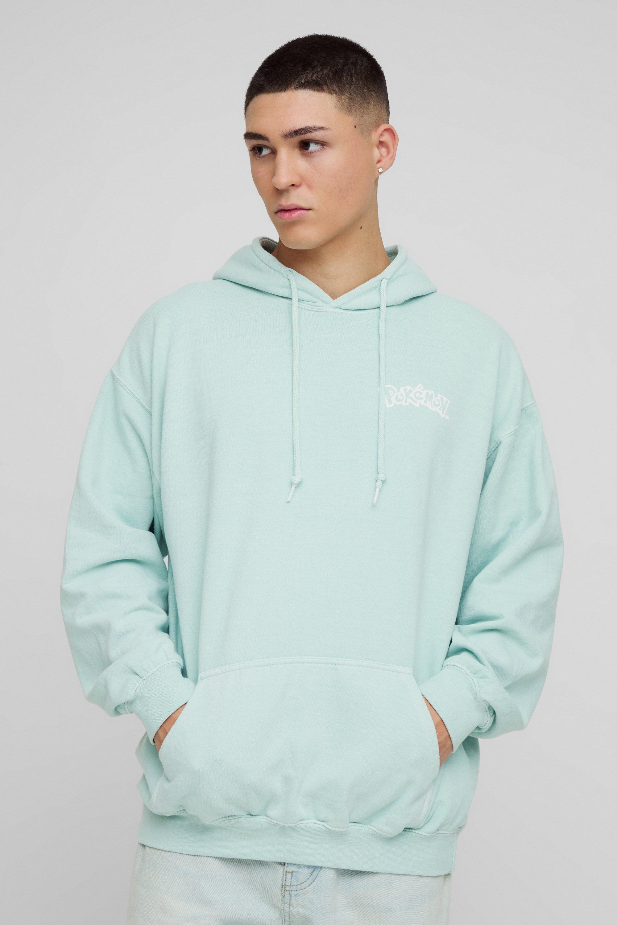 無料発送 Oversized USA boohoo | Hoodie Print Wash License Leafeon Pokemon テープ・マスキングテープ