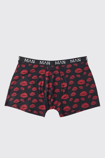 Plus Abstract Print Boxers black