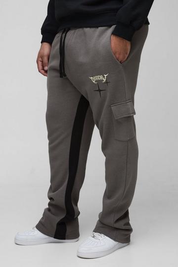 Plus Slim Gusset Jogger Official Cargo Jogger charcoal