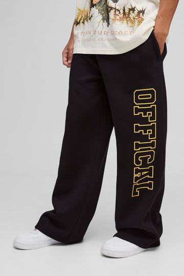 Official Wide Leg Jogger black