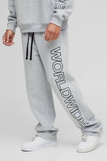 Relaxed Worldwide Joggers grey marl