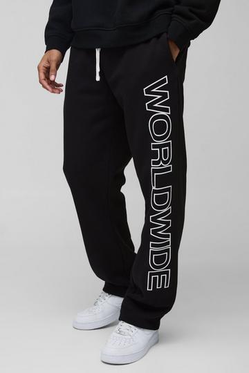 Relaxed Worldwide Joggers black