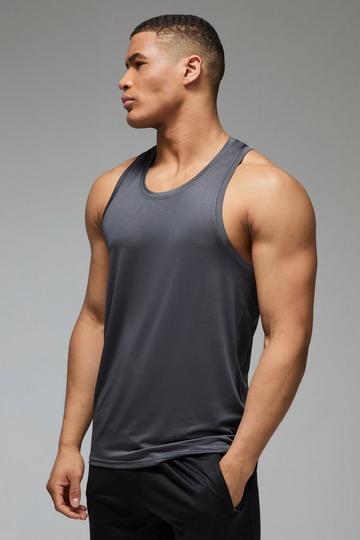 Man Active Lightweight Essentials Gym Vest black