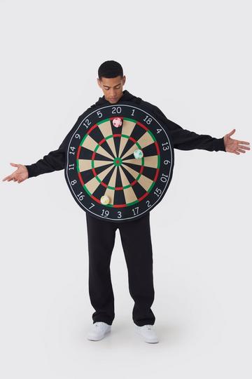 Dartboard Fancy Dress Costume black