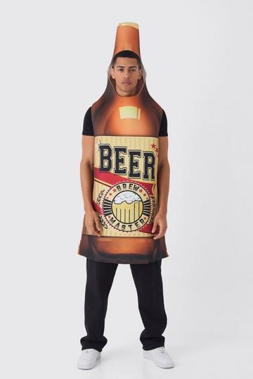 Beer Bottle Fancy Dress Costume brown