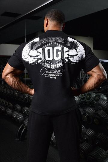 Man Active X OG Gym Oversized T-shirt black