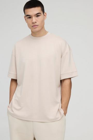 Oversized T-Shirt Met Perzikhuid stone