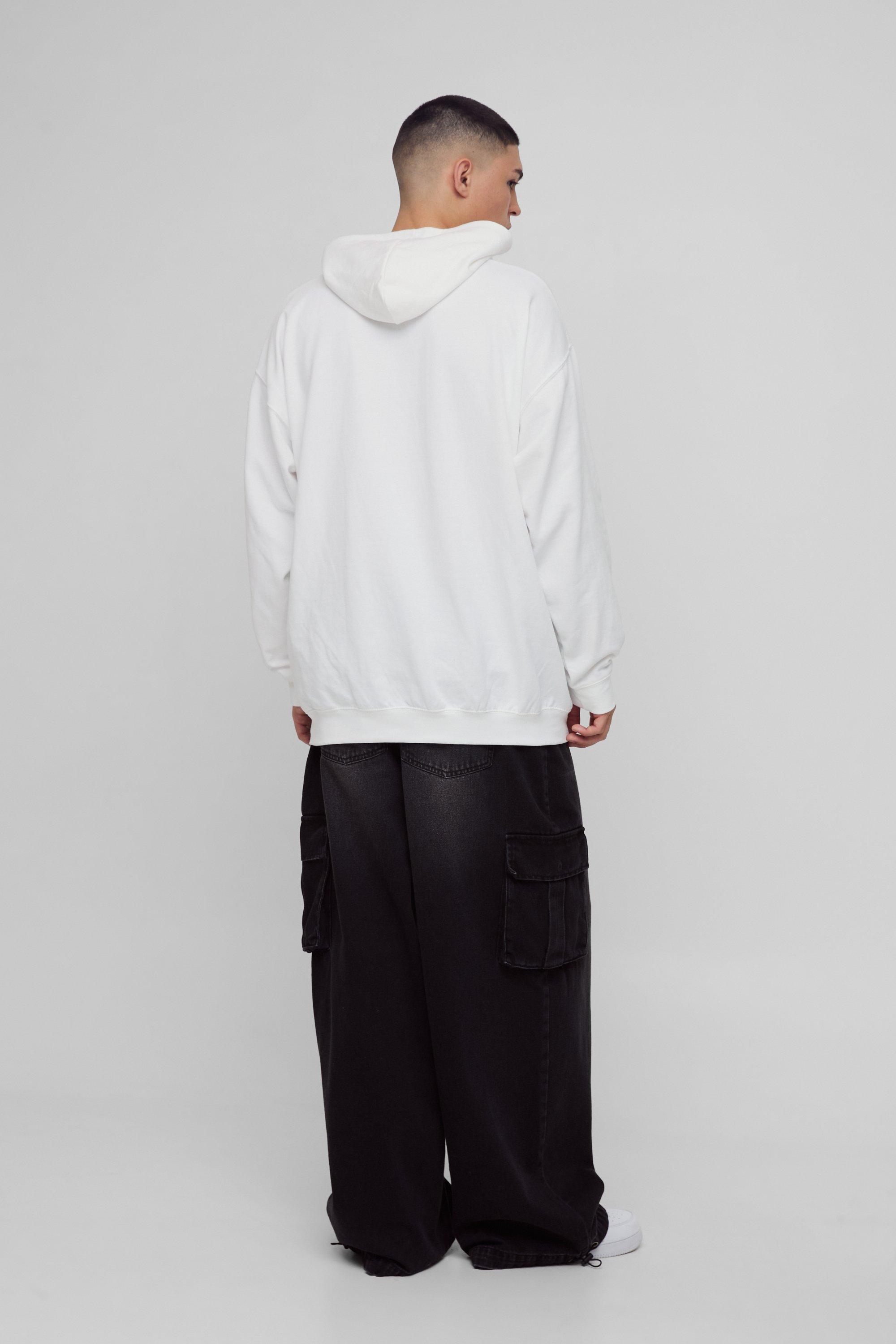 Oversized Worldwide Money Graphic Hoodie boohoo