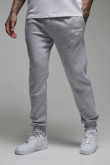 Tall Man Active Training Dept. Regular Joggers grey marl