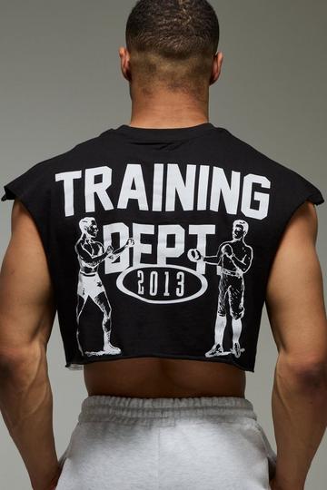 Man Active X Everlast Boxy Tank Top black