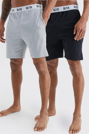 2 Pack Man Loungewear Shorts multi