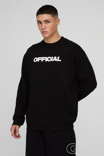 Oversized Official Tokyo Trui Met Reliëf black