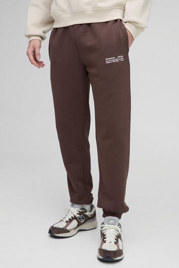 Regular Fit Core Fit Man Joggers brown