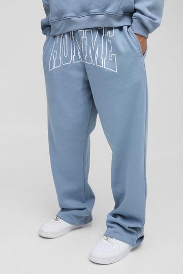 Straight Leg Homme Joggers blue