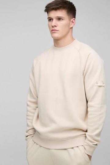 Tall Raglan Sweater stone