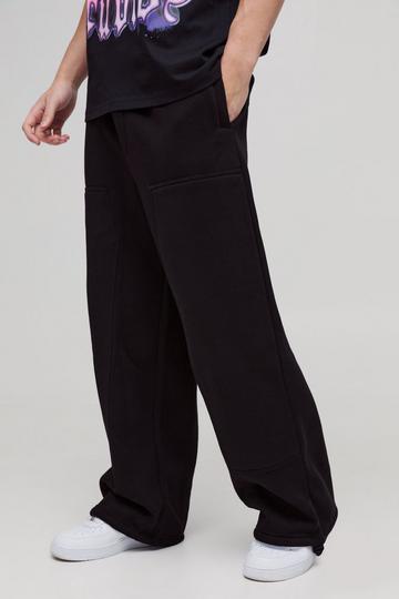 Wide Leg Carpenter Joggingbroek black