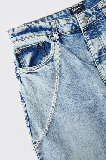 Jean Chain With Clips silver