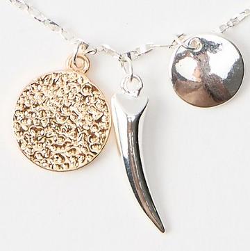 Zilveren Ketting Met Bedels silver