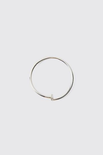 Nail Bangle silver