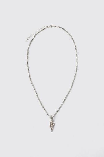 Bliksem Ketting silver