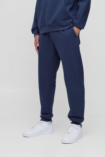 Navy 330GSM Regular Fit Basic Jogger