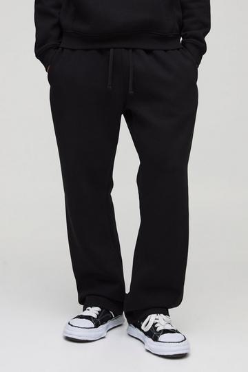 Basic 330GSM Joggingbroek Met Rechte Pijpen black