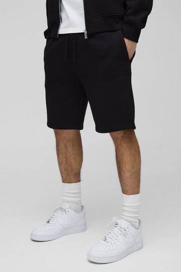 Middellange Homme Slim Fit Shorts black