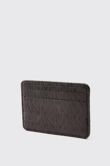 Black Man Faux Leather Card Holder