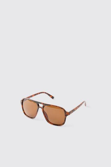 Tortoise Navigator Sunglasses brown