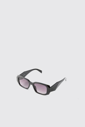 Black Rectangular Sunglasses black