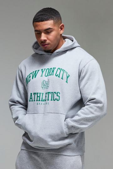 Grey Man Active New York City Athletics Oversized Hoodie