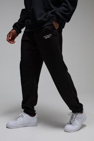 Black Man Active Los Angeles Lift Club Oversized Jogger