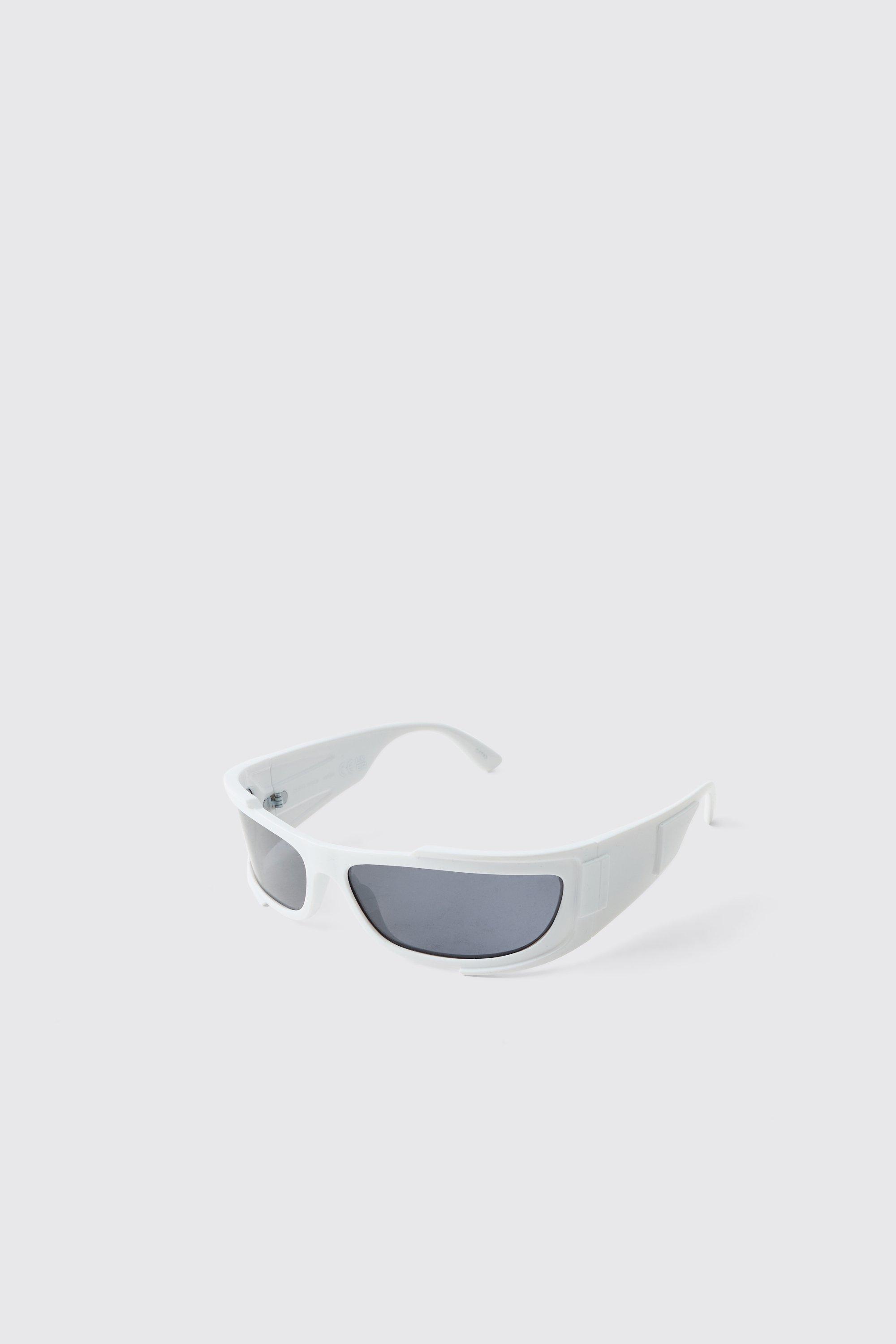 Lunettes de soleil rectangulaires en plastique