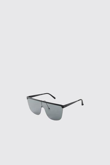 Plastic Visor Sunglasses black