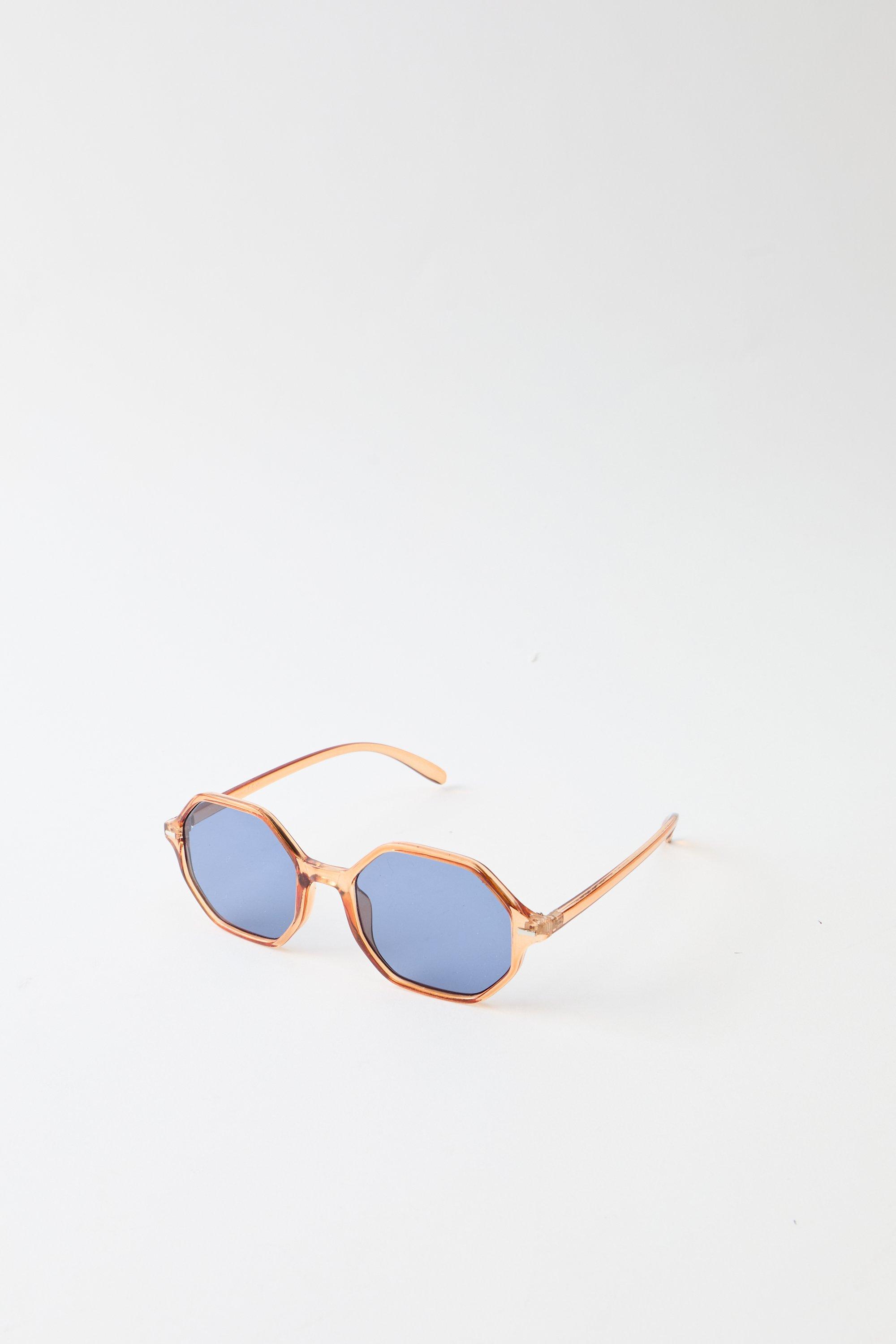 Lunettes de soleil rondes en plastique