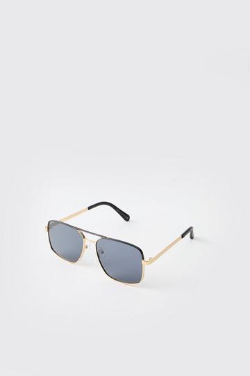 Metal Navigator Sunglasses gold