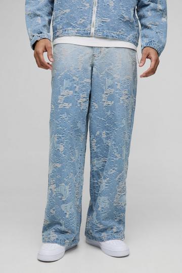 Parachute Distressed Denim Jeans light blue