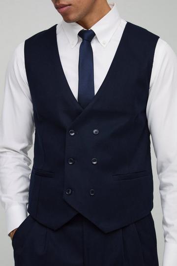 Slim Fit Waistcoat navy