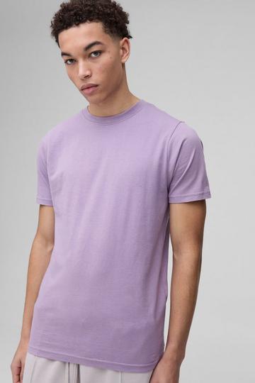 Basic Slim Fit T-Shirt purple