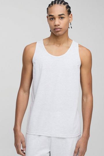 Basic Vest grey marl