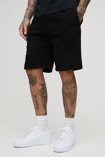 Tall Middellange Baggy BM Signature Shorts black