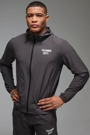 Man Active Training Dept. Windbreaker charcoal